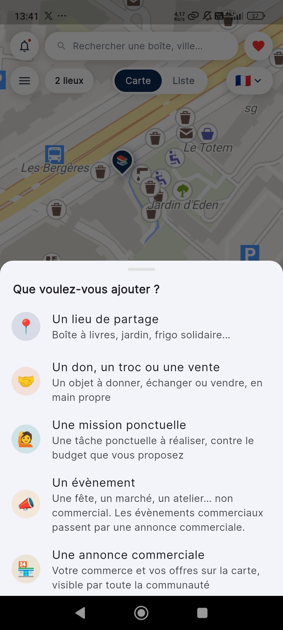 Ajouter un lieu