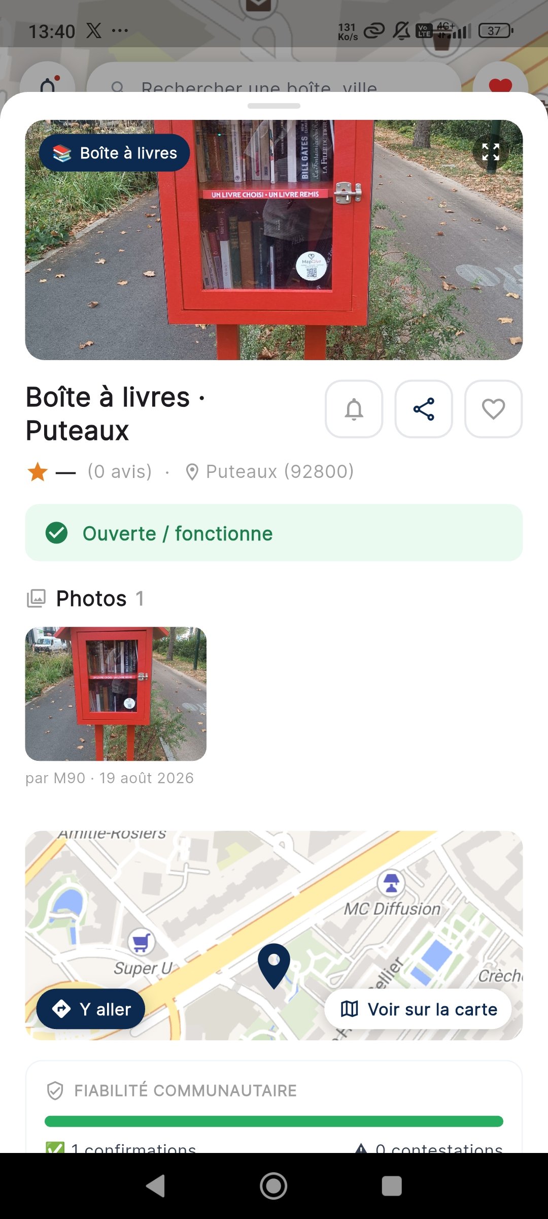 Fiche d'un lieu